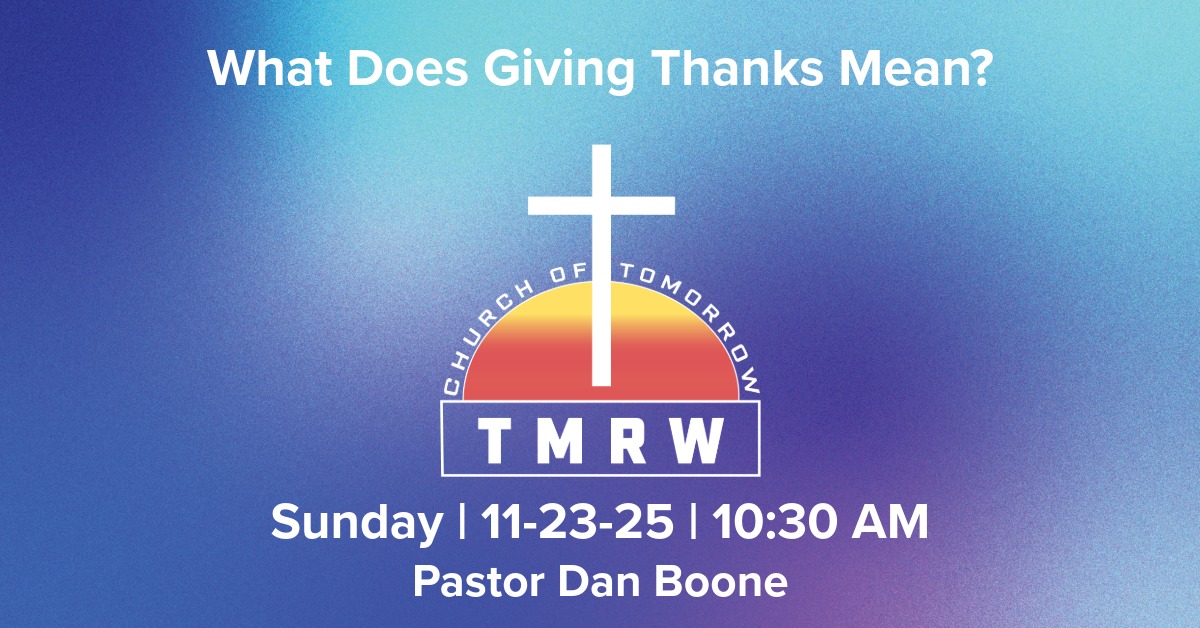 What Does Giving Thanks Mean?
