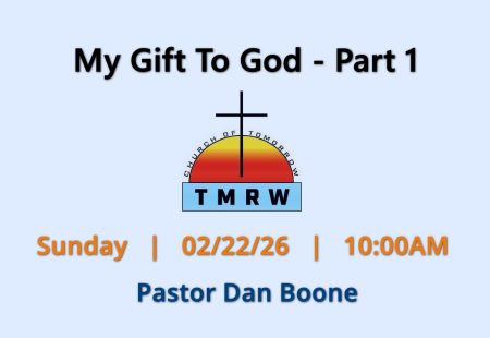 My Gift To God – Part 1